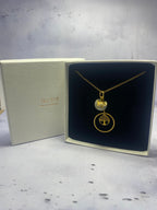 Collier Freedom – Béton & Or