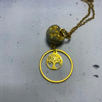 Collier Freedom – Béton & Or