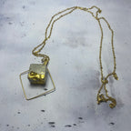 Collier Losangela Or – Béton & Acier