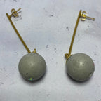 Boucles d’oreilles BRUT – Béton fait main au design épuré
