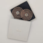 Boucles d’oreilles Dentelia Cuivre – Dentelle métallique & béton Une Lueur de Bonheur